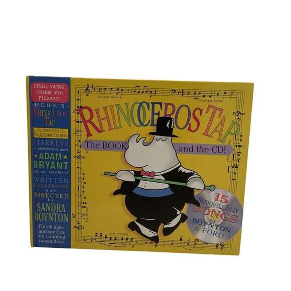 Rhinoceos Tap Book & CD By Sandra Boynton & Ford Kohls Cares - Picture 1 of 5